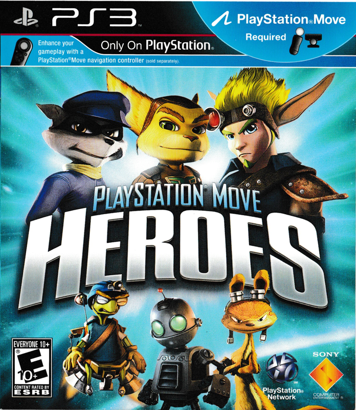 PlayStation Move Heroes box art for Playstation 3